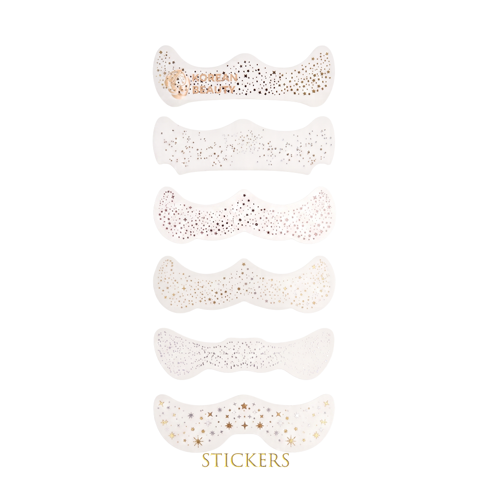 MLSmile Freckle Glitter Stickers Set