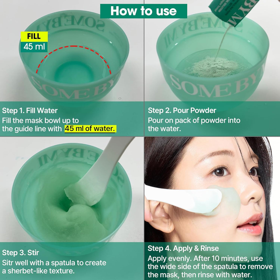 SOME BY MI PDRN Spirulina Soothing Sherbet Mask – 10 Sticks