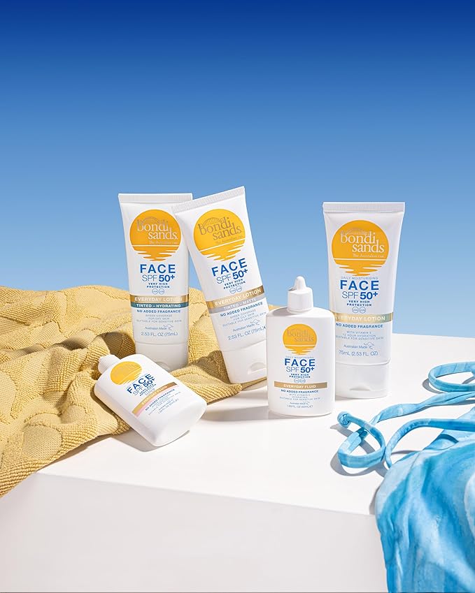 Bondi Sands daily Moisturizing Face spf 50 + fragrance free Sunscreen Fluid 50 ml