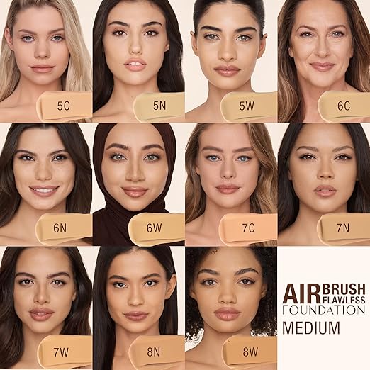Charlotte Tilbury Airbrush Flawless Foundation 6 Neutral -30ml Authentic NEW