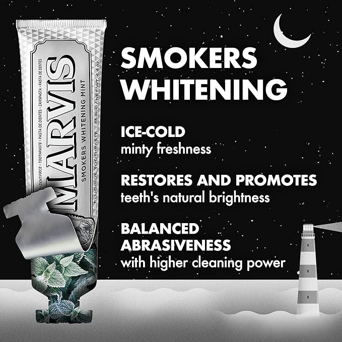 Marvis Smokers Whitening Mint Toothpaste 85ml