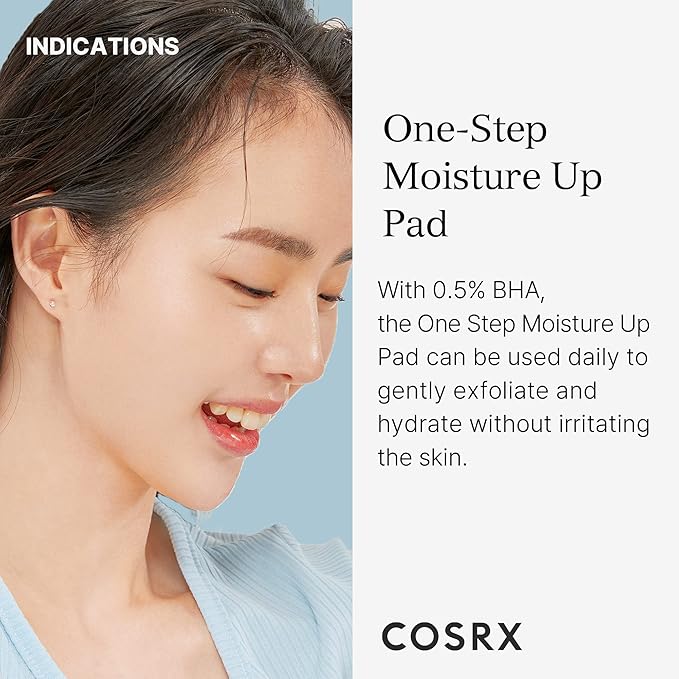 COSRX Moisture Up Pad - Glacier Water with BHA and PHA