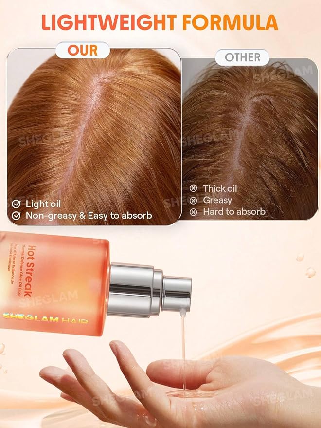 sheglam hot streak thermal defense glow oil elixir 10ml