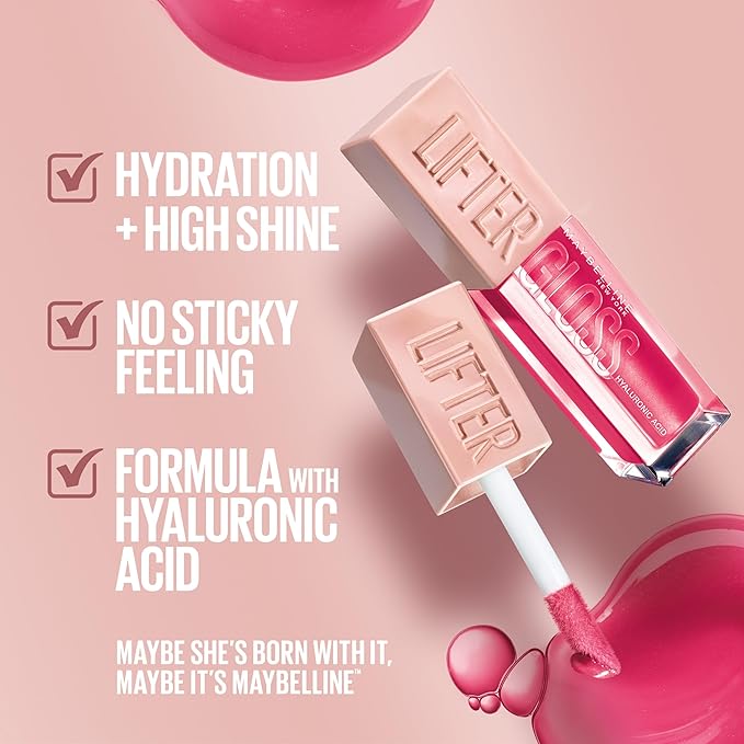 Maybelline Lifter Gloss Hydrating Lip Gloss with Hyaluronic Acid 5.4ML