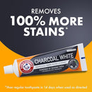Arm and Hammer Charcoal White Pro  Toothpaste  Powred by Baking Soda 125g
