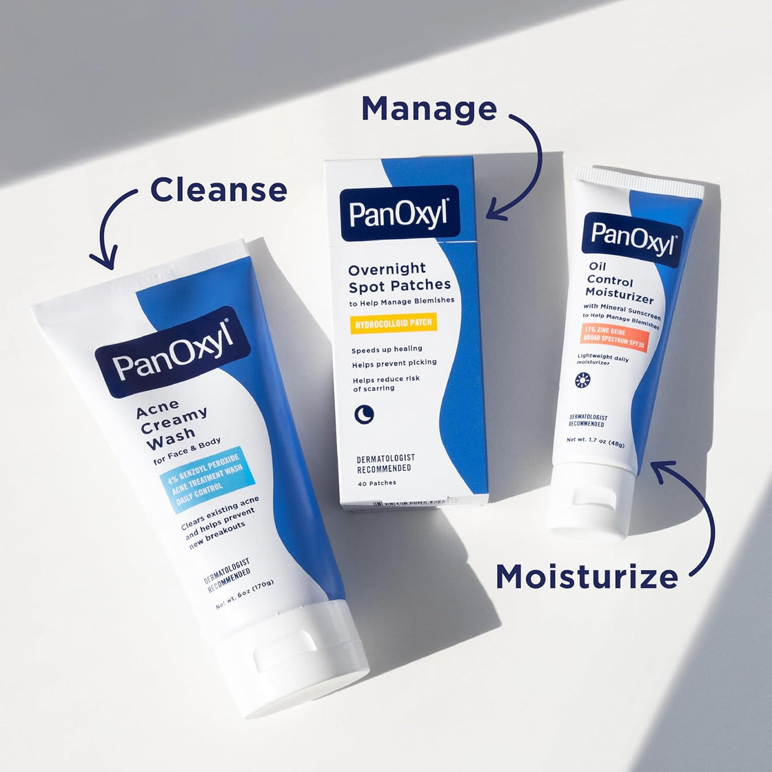 PanOxyl PM Overnight Spot Patches-40 Patches