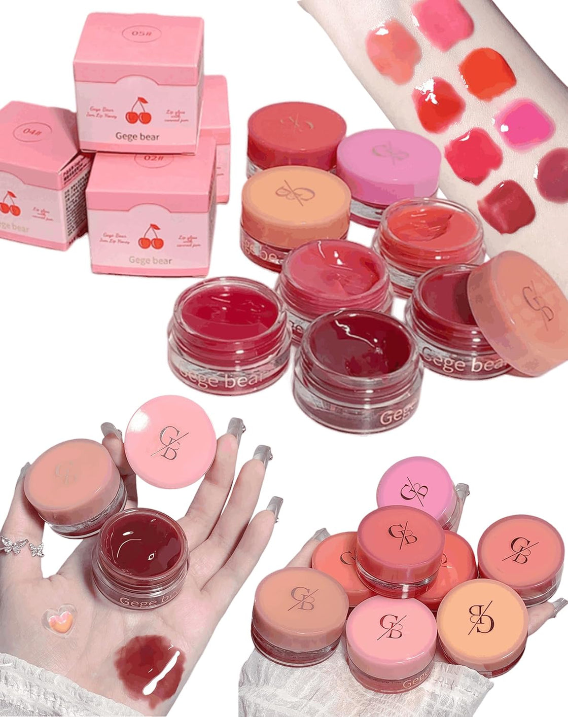 GEGE BEAR Lip Gloss with Canned Jam 5g