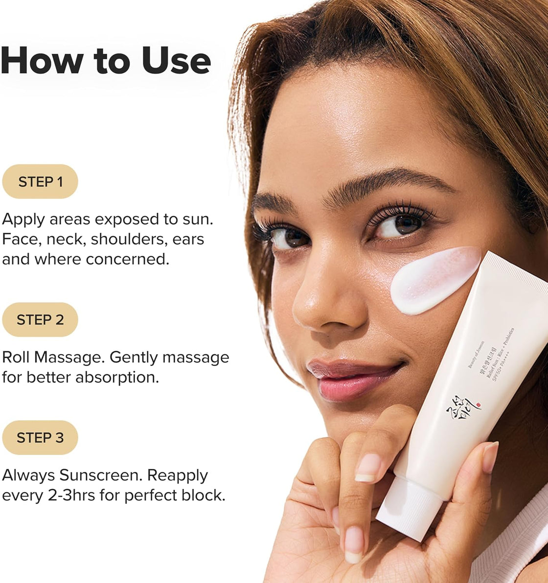 BEAUTY OF JOSEON mini Relief Sun, Rice + Probiotics 10ml