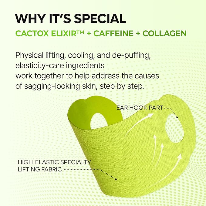 Dr.Melaxin Cactox Cooling V-UP Mask 4pcs