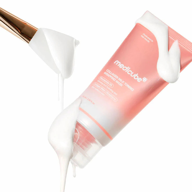 MEDICUBE Collagen Milk Toning Wrapping Mask 75ml