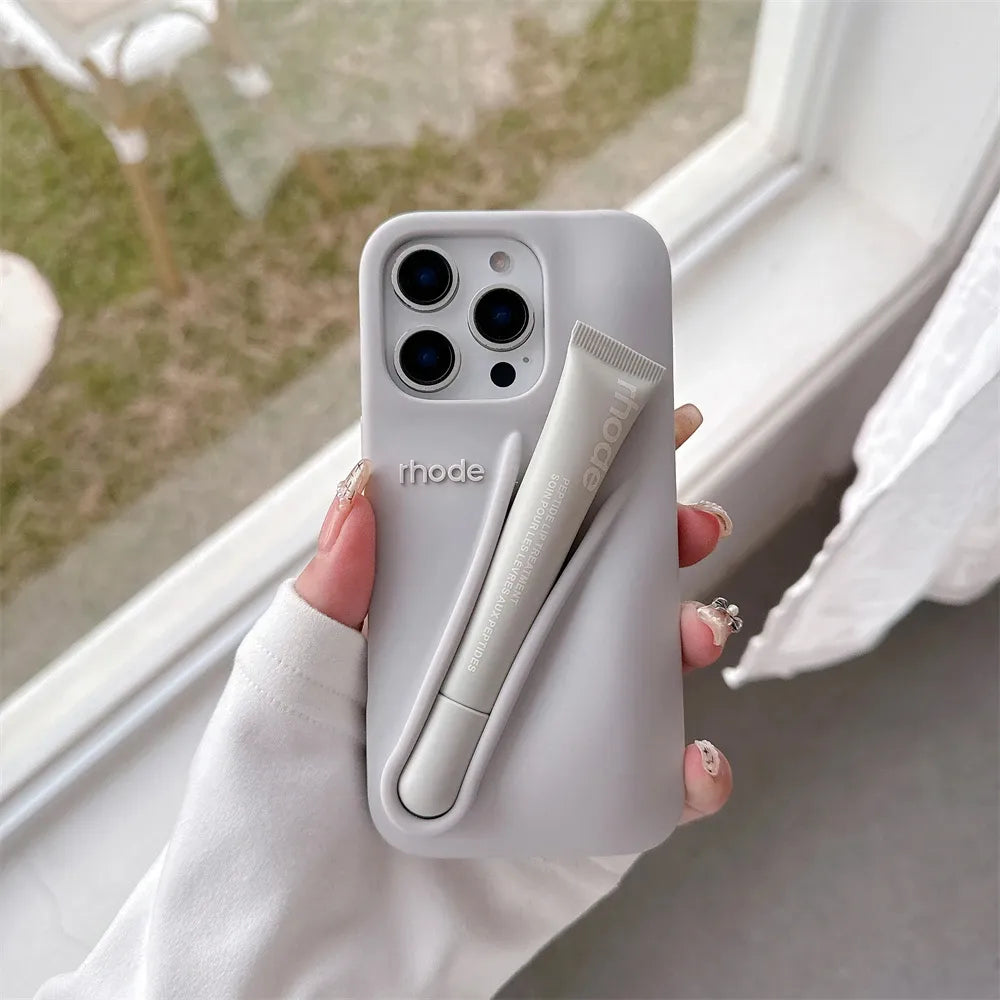 RHODE Lip Case - 15 Pro grey  (lip tint not included)
