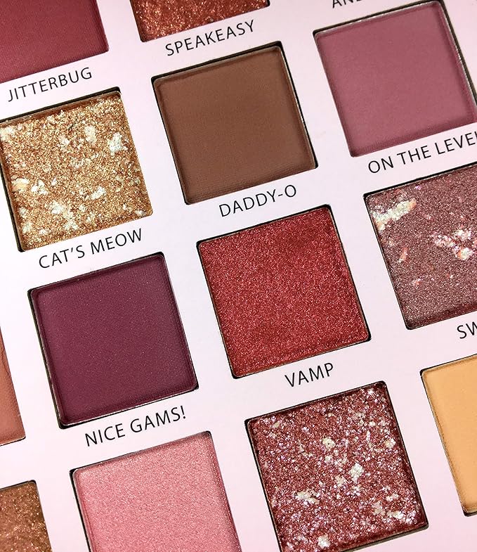 Rude the Roaring 20's CareFree Pressed Pigments and shadows Palette 24g