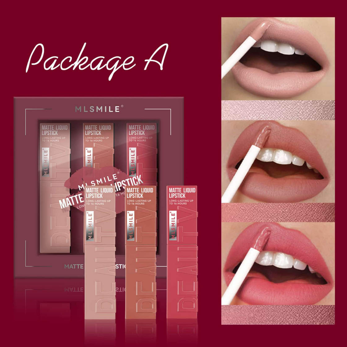 ML  Smile Matte Liquid Lipstick 6ml