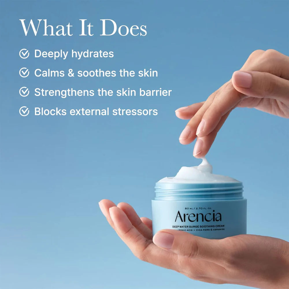Arencia Deep Water Surge Soothing Cream 80ml