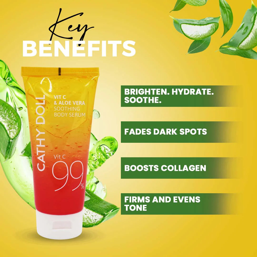 Cathy Doll Vit C & Aloe Vera Soothing Body Serum 175g
