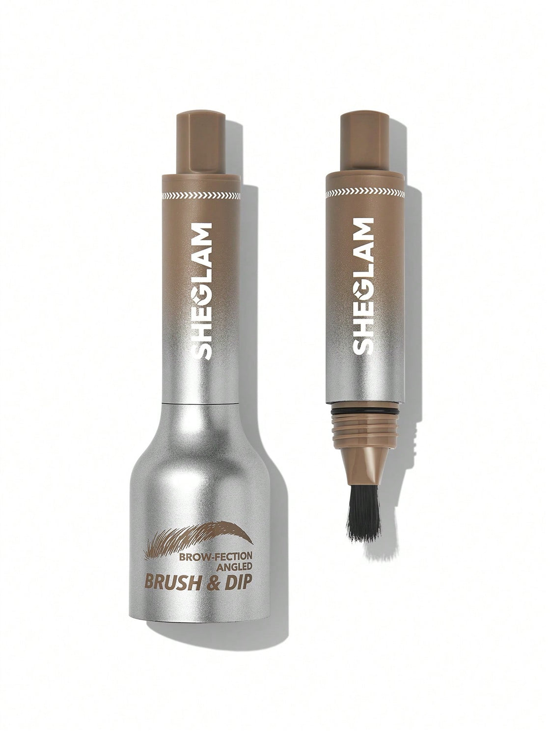 Brow-Fection Angled Brush & Dip-Auburn