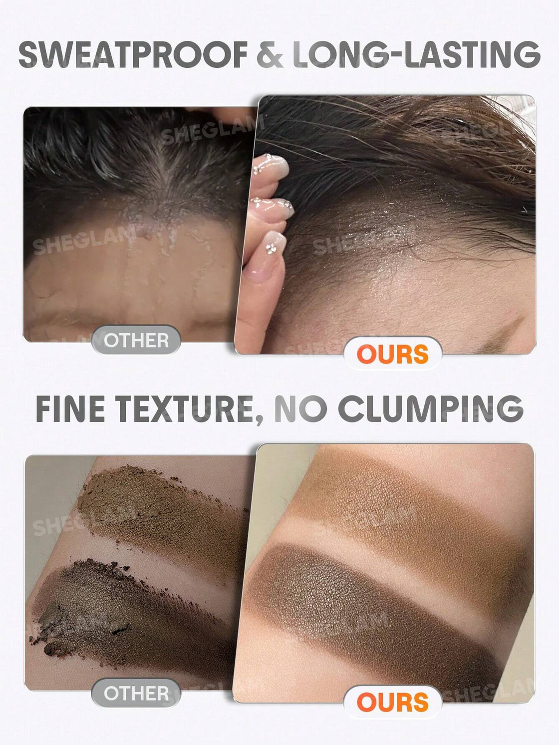 sheglam hair fix and fill hairline powder auburn 2g