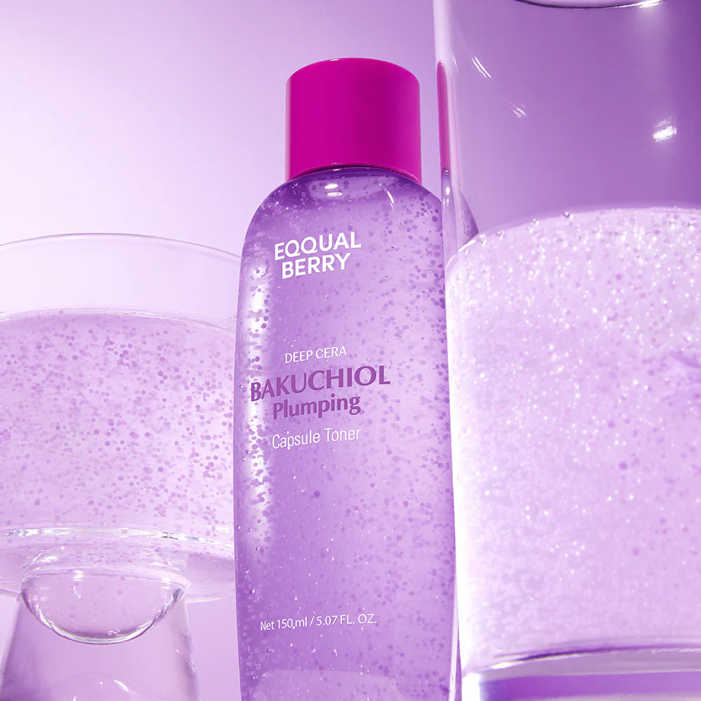 EQQUALBERRY Bakuchiol Plumping Capsule Toner-150ml