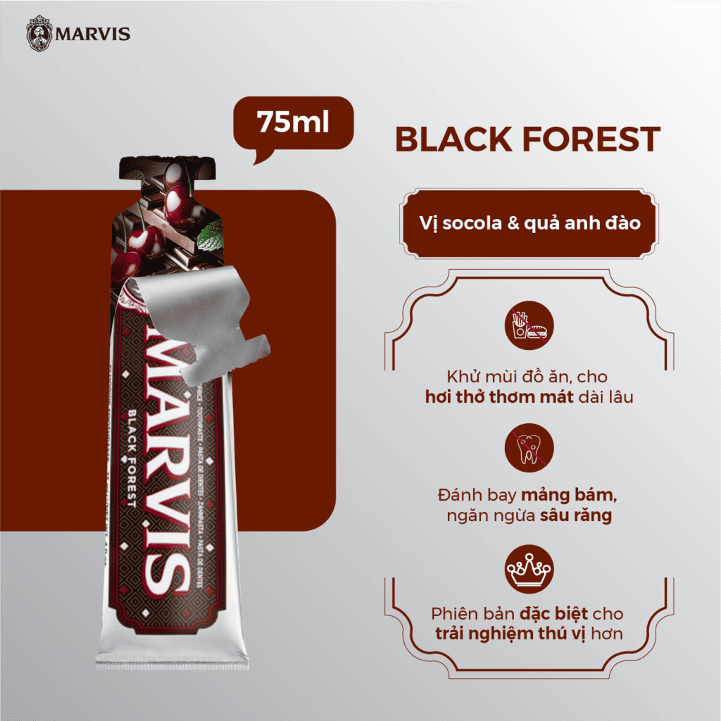 Marvis Black Forest Toothpaste 75ml