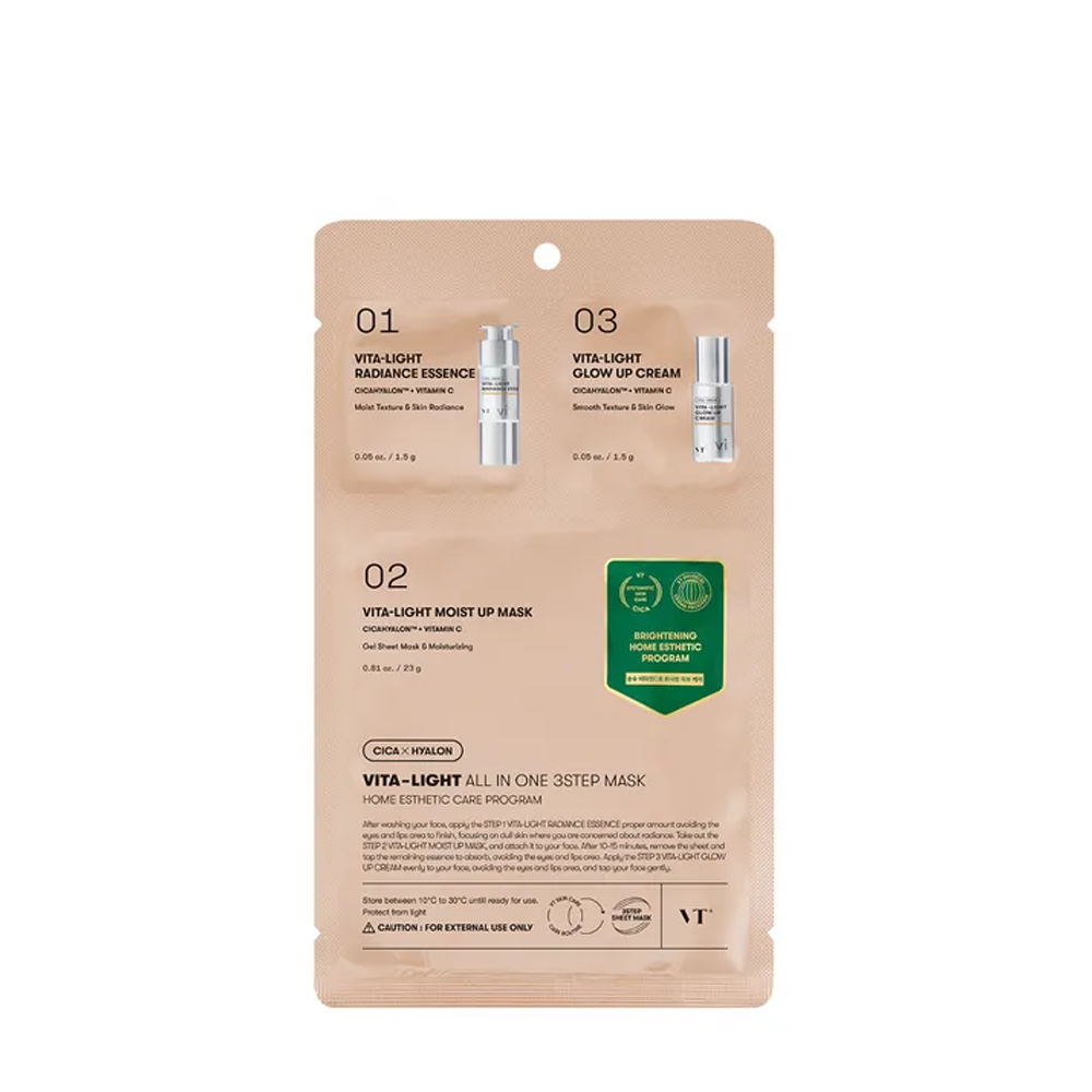 VT COSMETICS vita-light All In One 3 Step Beauty Mask