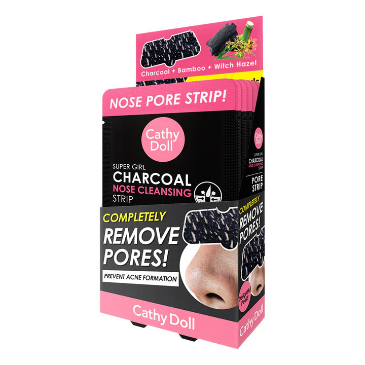 Cathy Doll Super Girl Charcoal Nose Cleansing-12 sheets