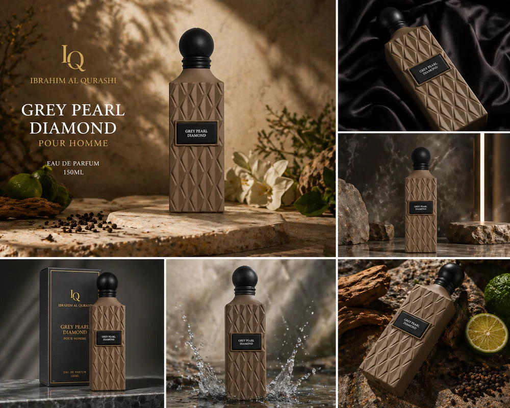 Ibraq Ibrahim Al-Qurashi Grey Pearl Diamond Eau du Perfum 150ml