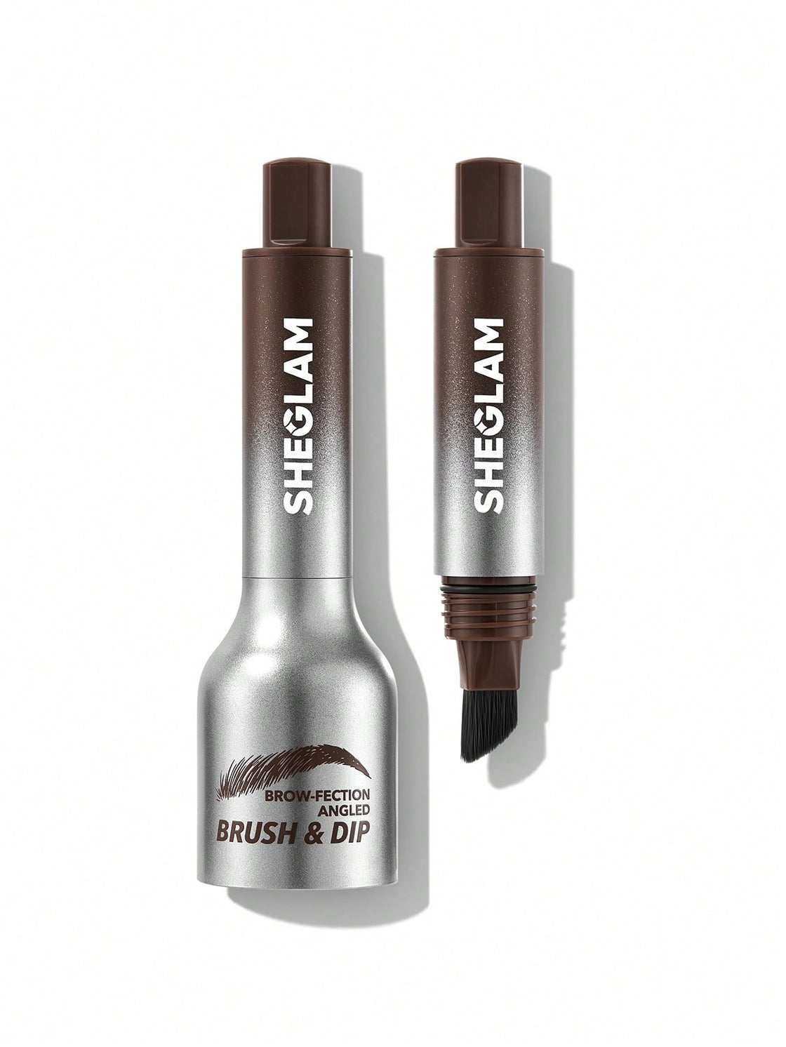 Brow-Fection Angled Brush & Dip-Auburn