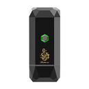 Portable Bakhoor Burner Diamond Shape Black Color Mini