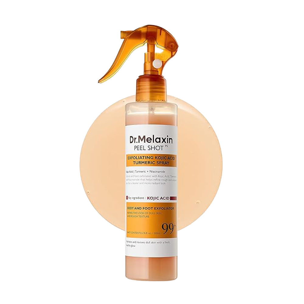 Dr. melaxin peel shot exfoliating kojic acid turmeric spray 200ml