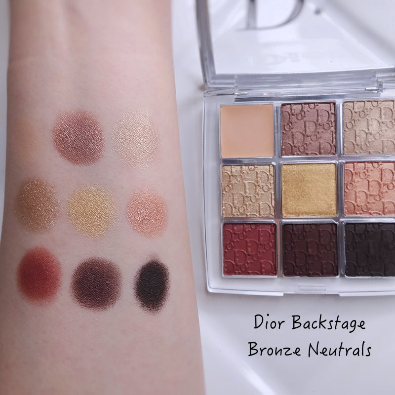 Dior backstage eye palette 006v bronze neutrals