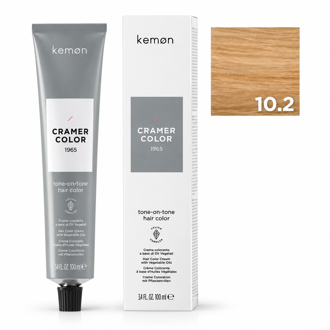 Kemon Cramer Color 10.2 Platino Beige Hair Color 100ml