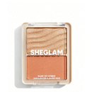 SHEGLAM ultimate universal beauty sponge GLAM 101 HYBRID HIGHLIGHTER and BLUSH DUO