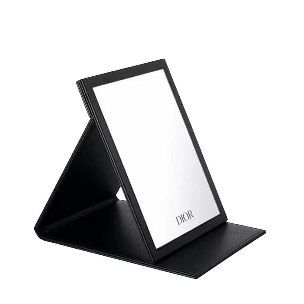 Christian Dior stand mirror Black CD Logo