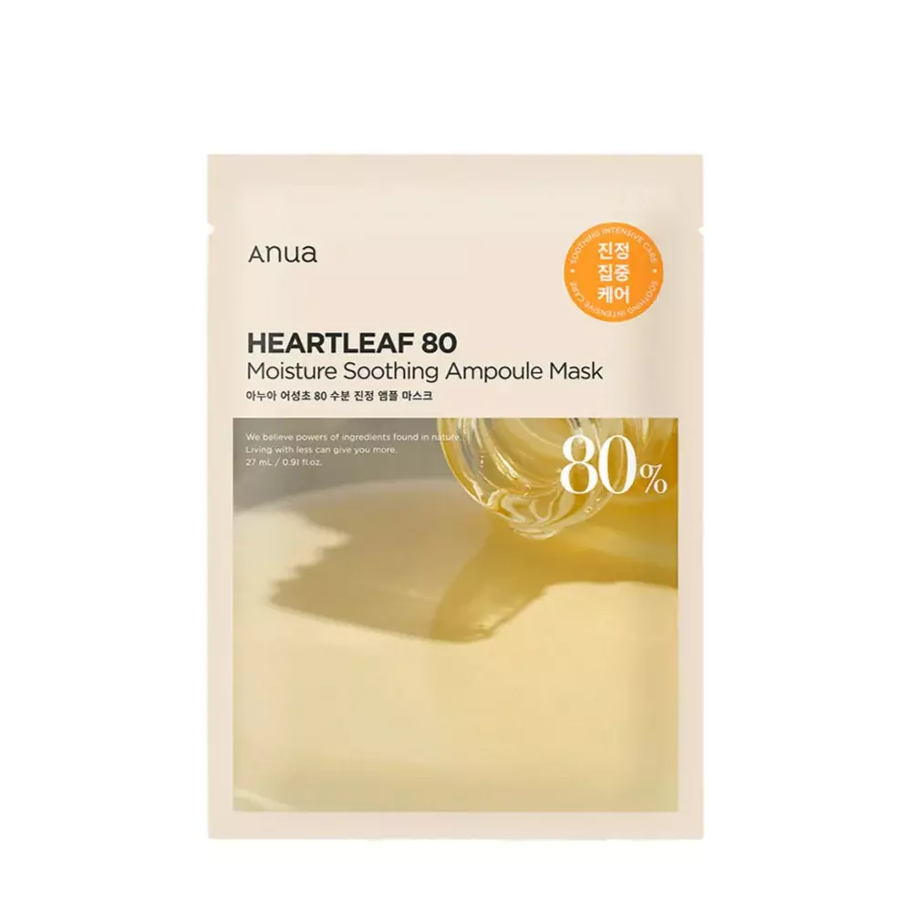 ANUA heartleaf 80 moisture soothing ampoule mask -  27 ml