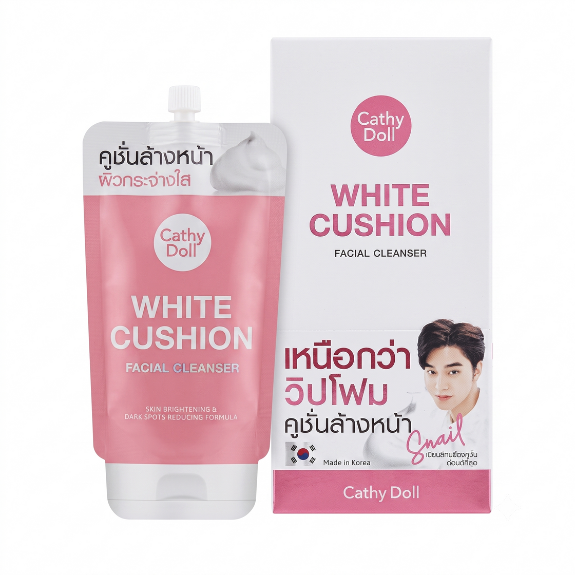 CATHY DOLL WHITE CUSHION FACIAL CLEANSER 12ML