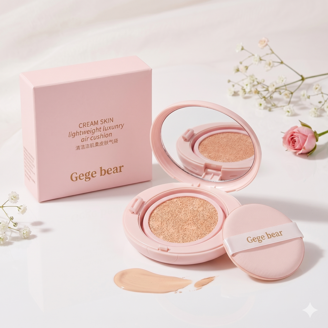 GEGE BEAR Cream Silky lightweight luxurious air cushion #02