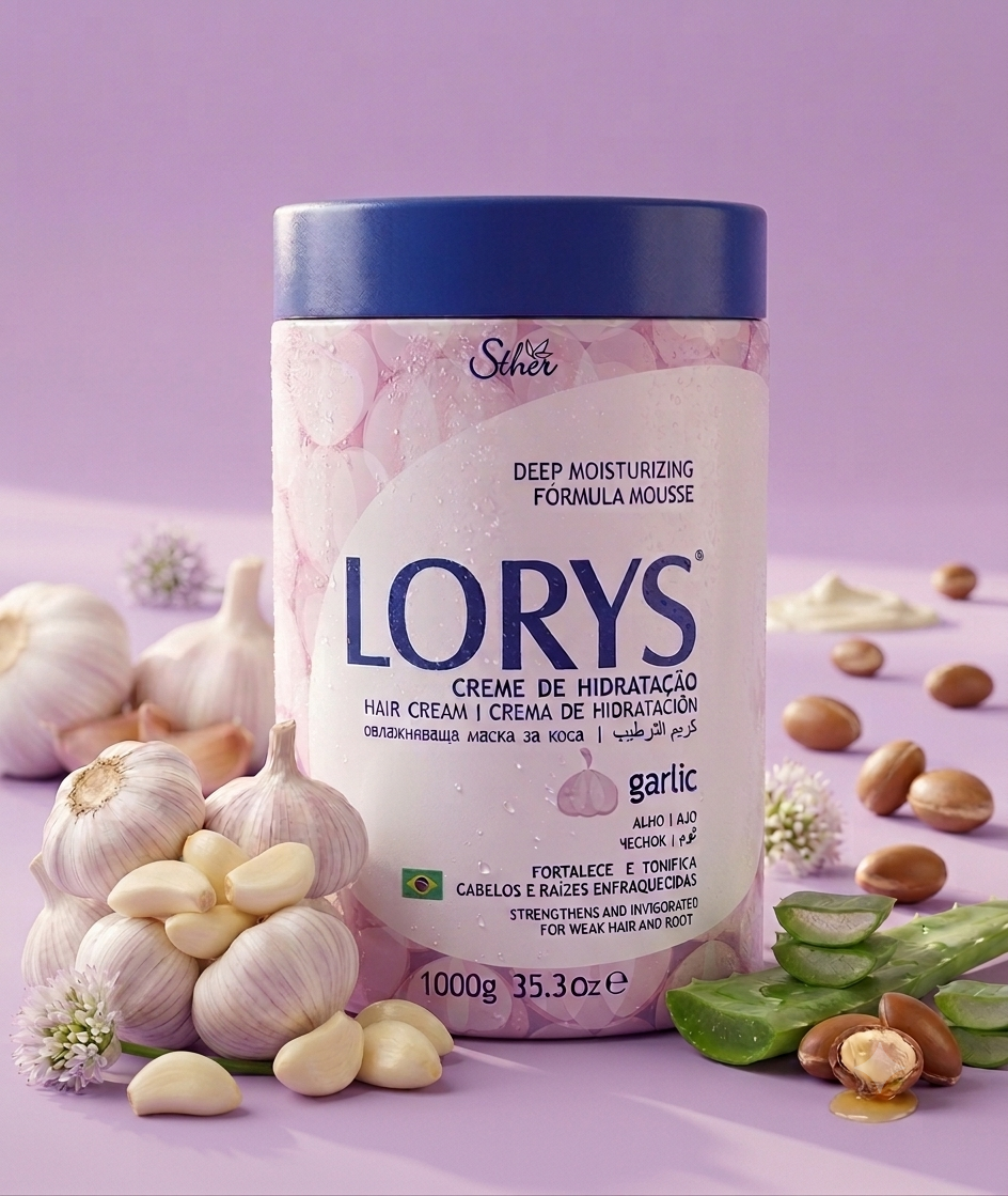 Lorys keratin Garlic  Hair Cream 1000g