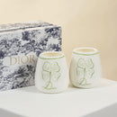 DIOR Lily of the Valley Four-Leaf Clover Jade Ceramic Scented Candle Set