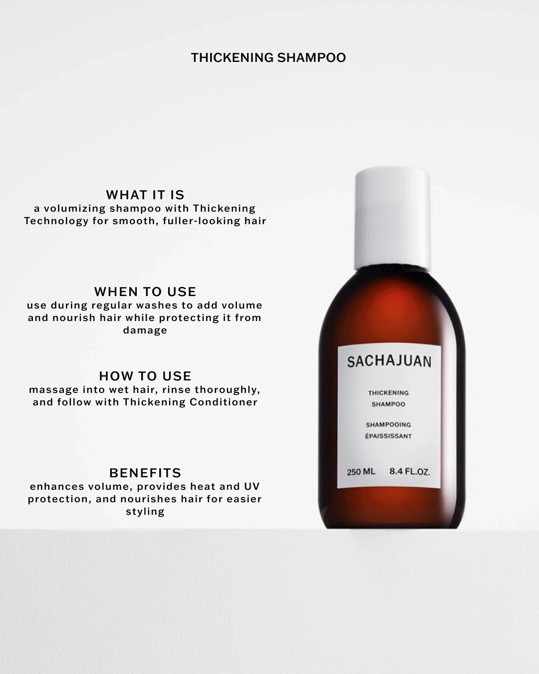 Sachajuan Thickening Shampoo 250ml