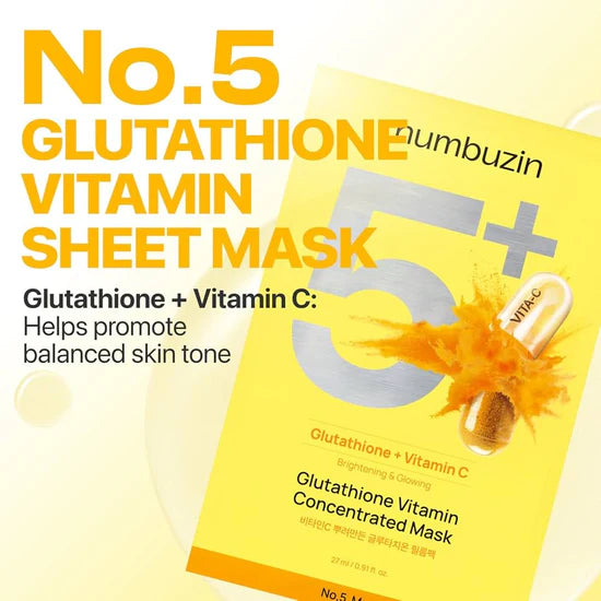 Numbuzin No.5 Vitamin Spotlight Sheet Mask