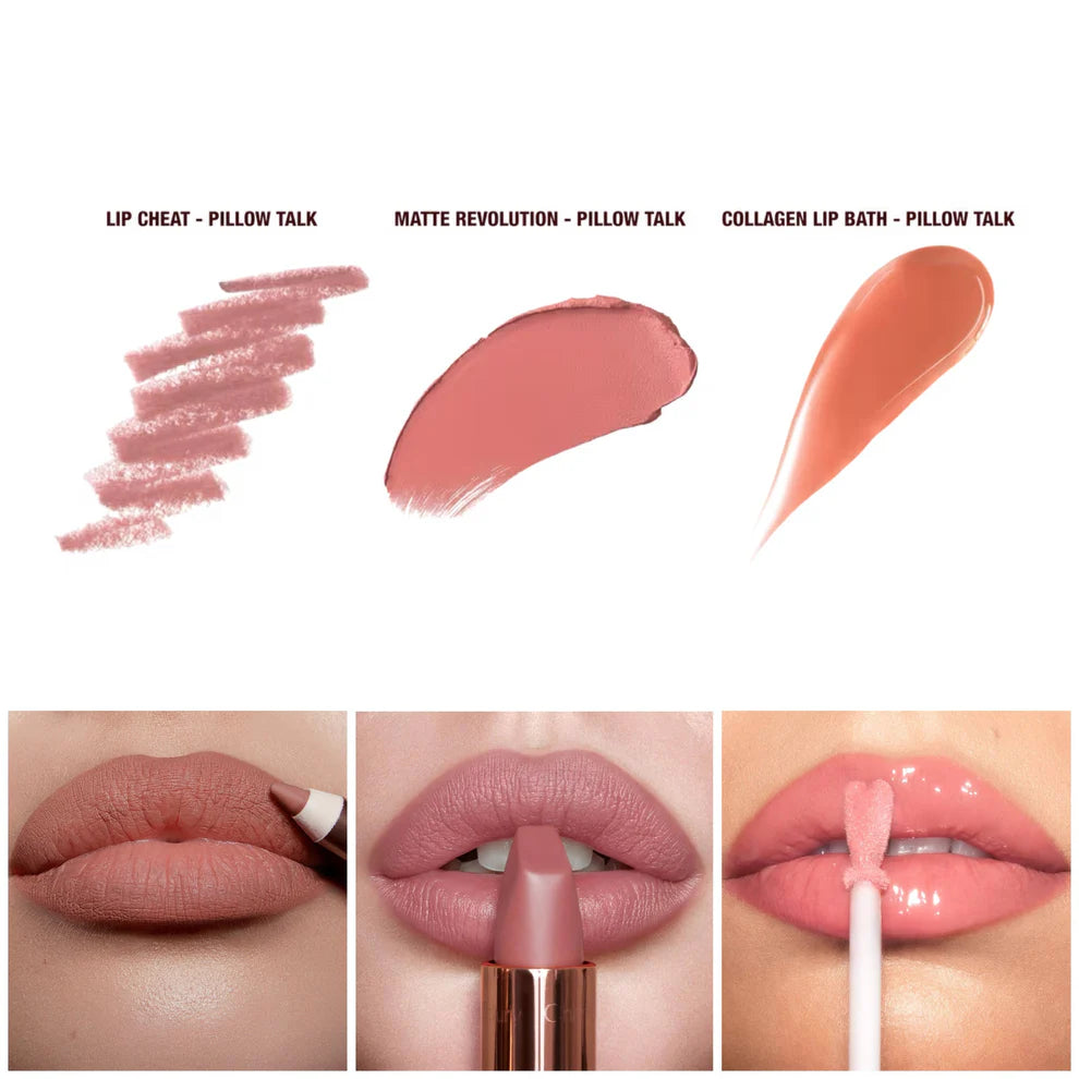Charlotte Tilbury Charlotte's Pillow Talk Lip Secrets Set 3'S