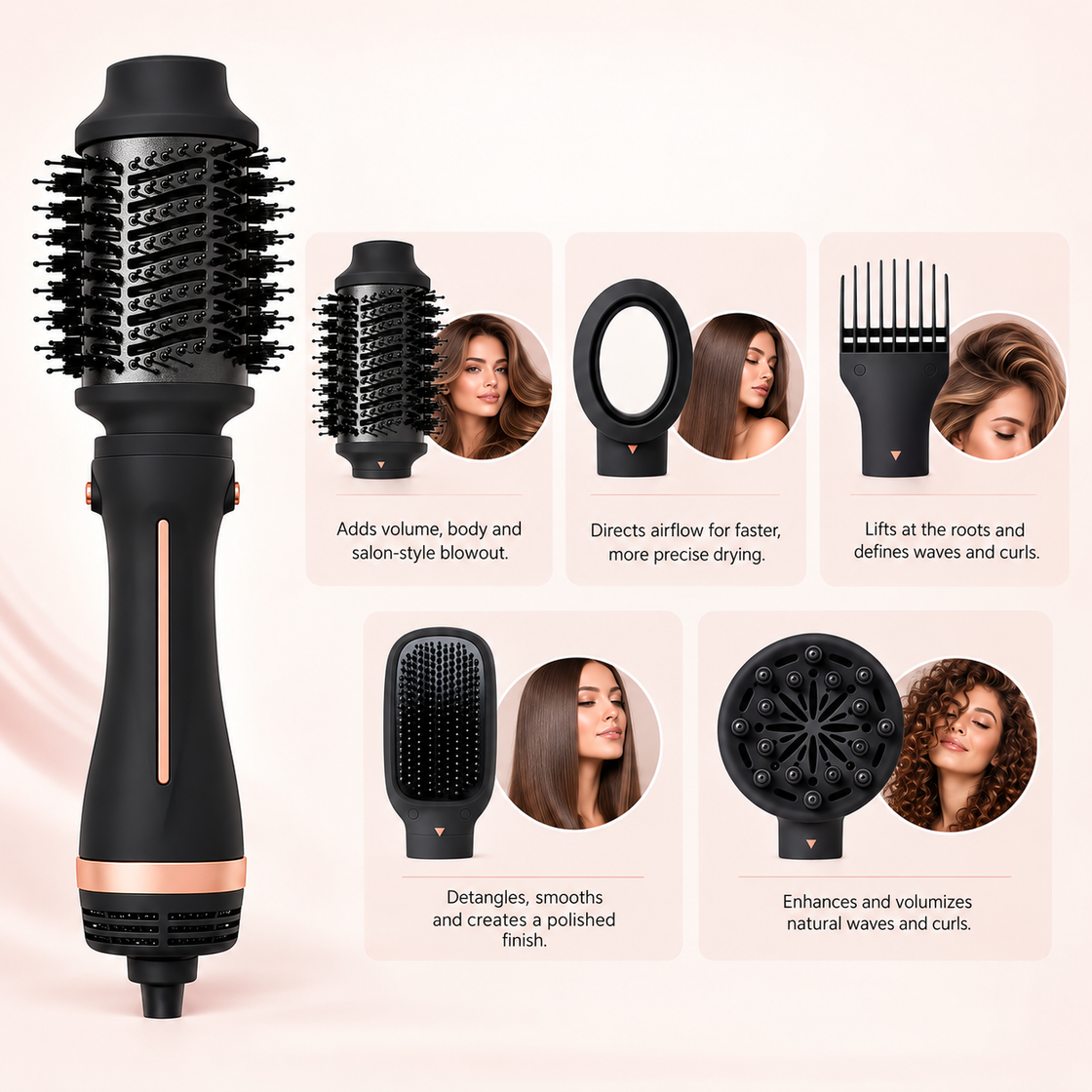 Quattro Professional 5-in-1 Styler QP3150