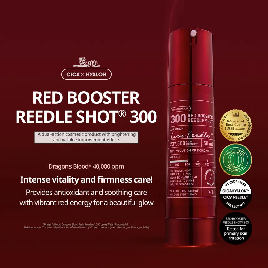 VT Cosmetics - red booster reedle shot 300-50ml