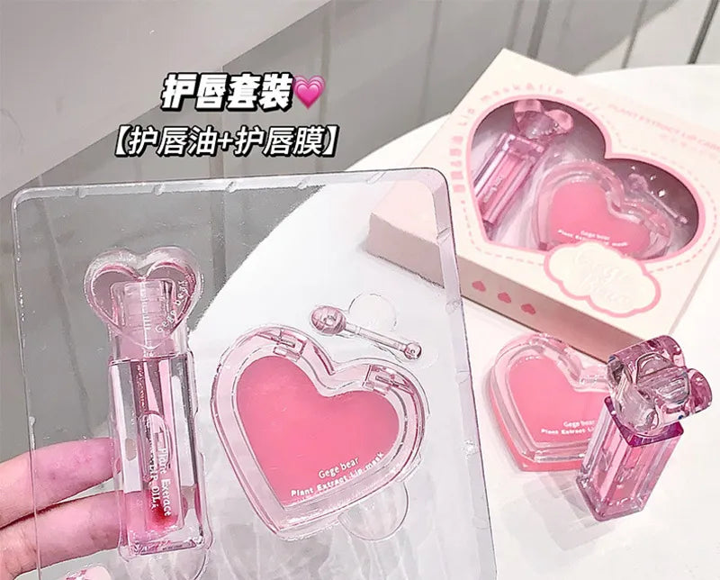 GEGE BEAR Plant Extract Lip Care set