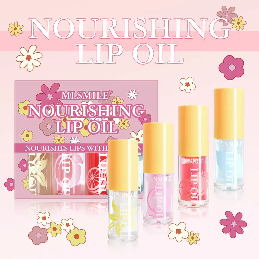 ML Smile Nourishing Lip Oil set-4pcs