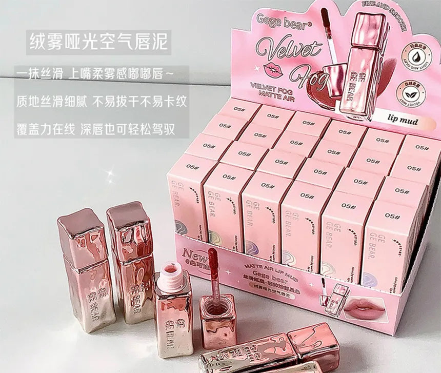 GEGE BEAR Velvet Fog Matte Air Lip Mud 3g