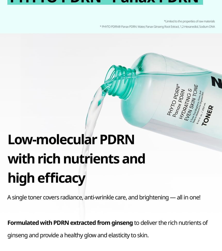 VT COSMETICS PDRN Toner Hydrating Facial Toner 250ML