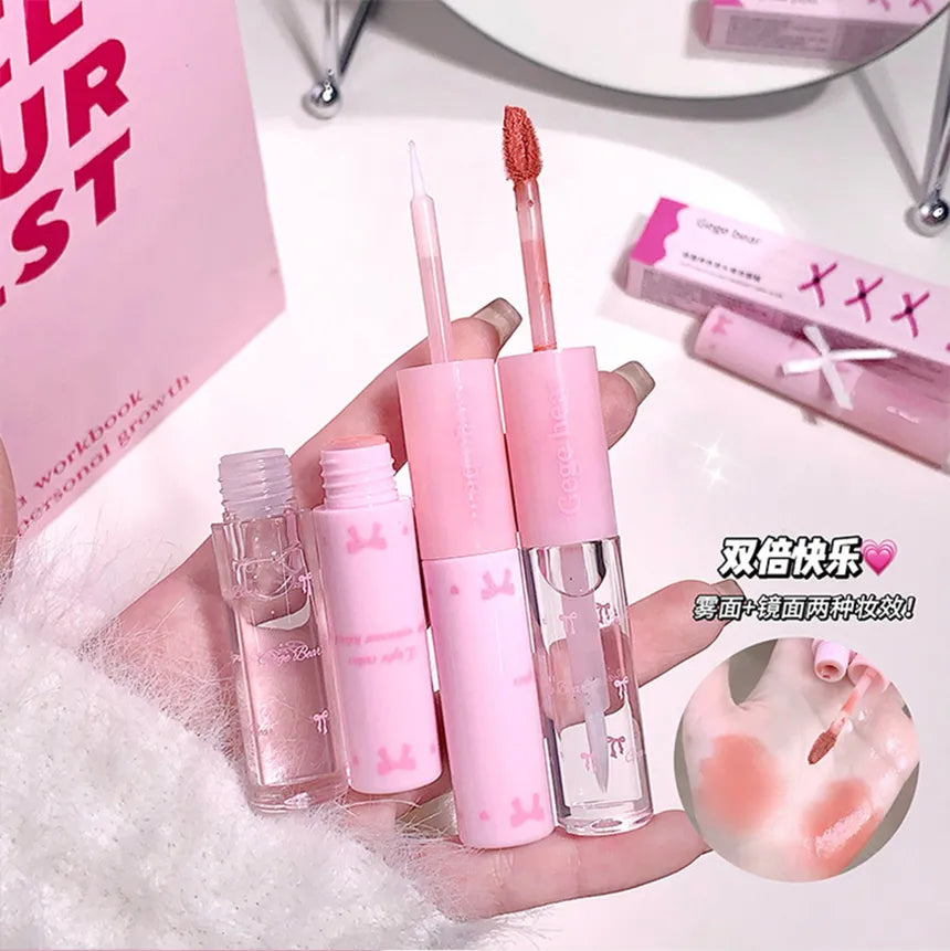 GEGE BEAR Light Color Double Raincoat Lip Glaze