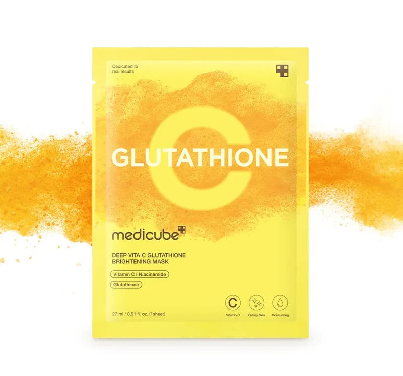 Medicube Deep Vita C Glutathione Brightening Mask 27ml