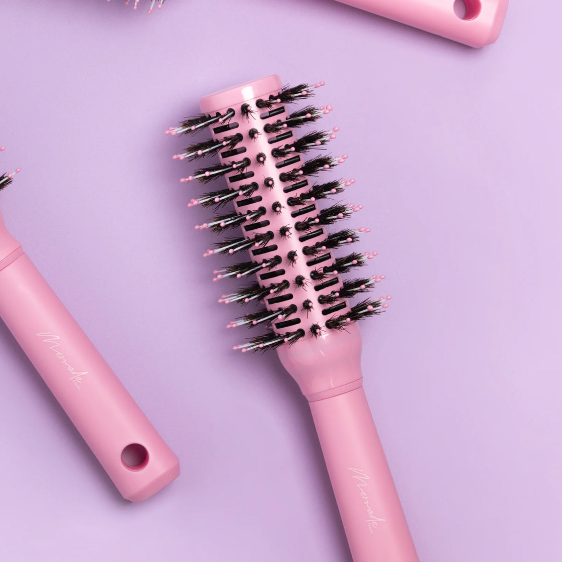 Mermade Hair Midi Round Brush, Pink
